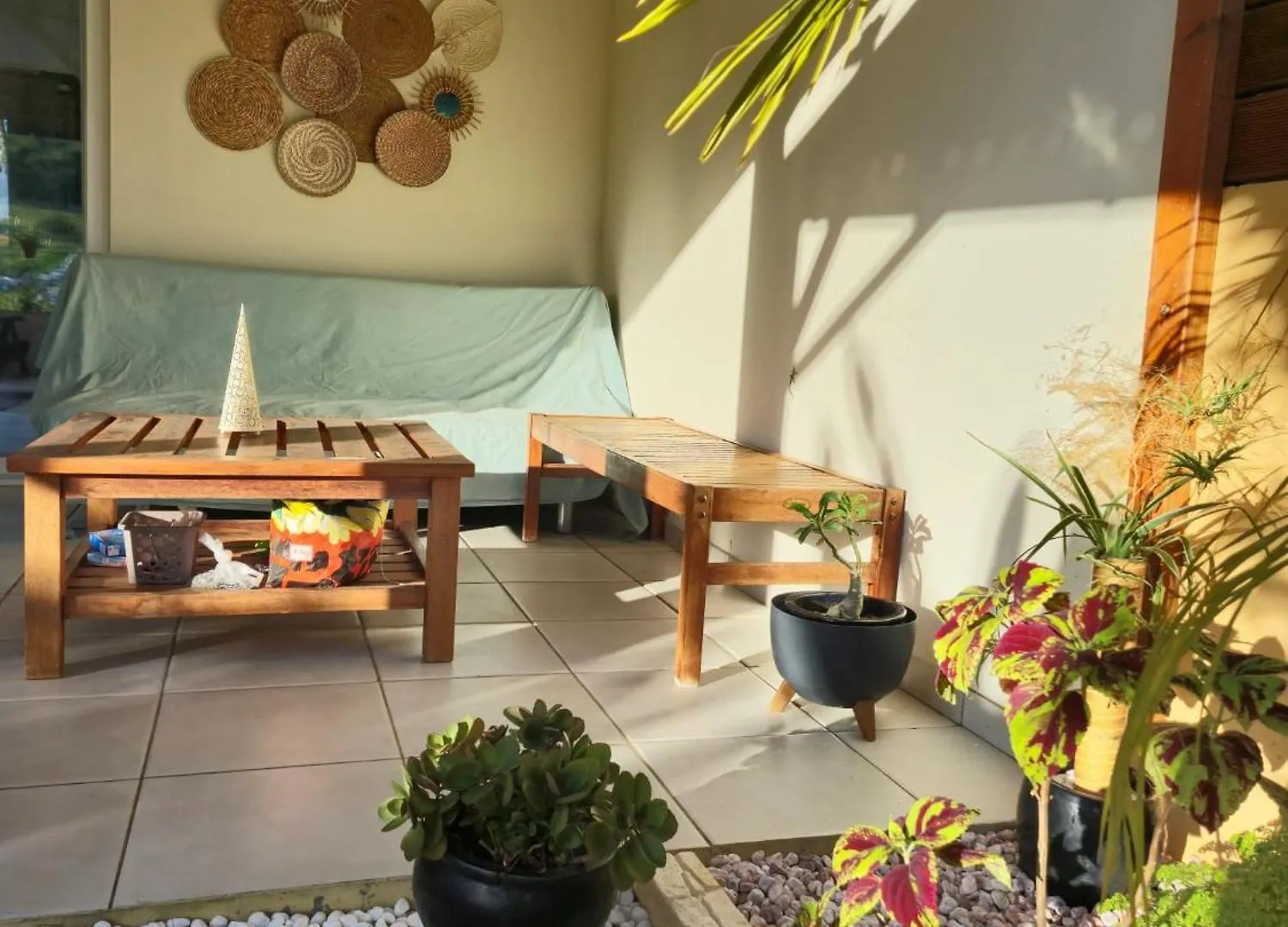 別荘 Maison Charmante A Sainte-Anne Avec Jardin Et Pergola En Bois.